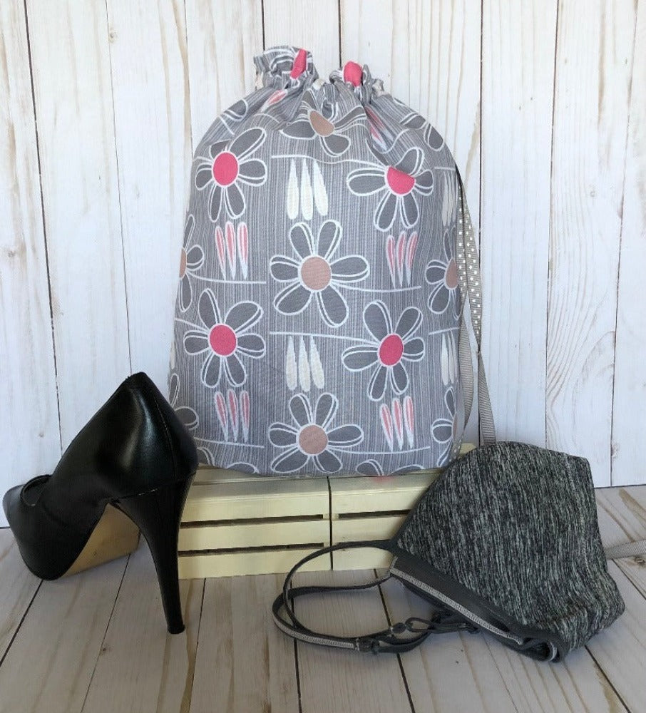 Drawstring Bag - Dash of Gray