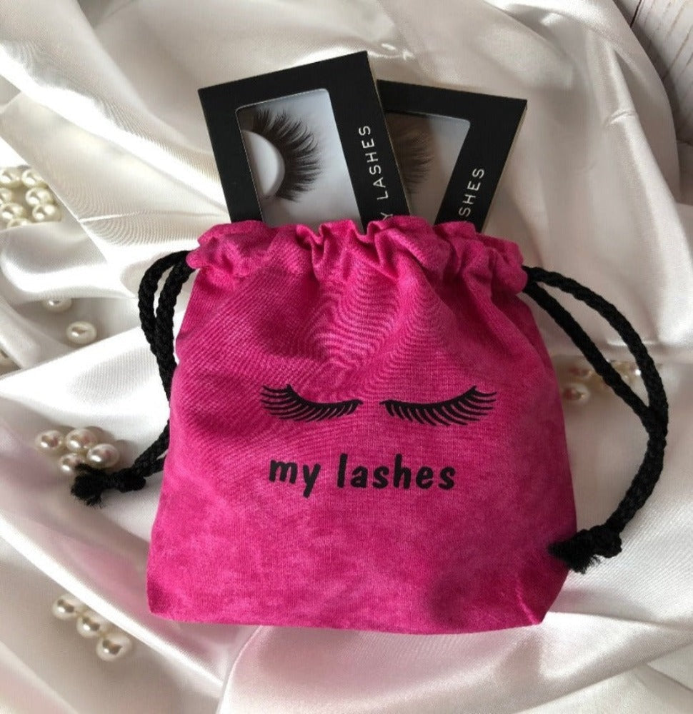 Make up Bag - My Lashes Pink