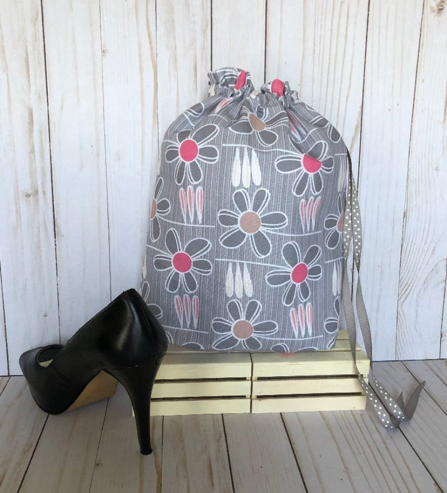 Drawstring Bag - Dash of Gray