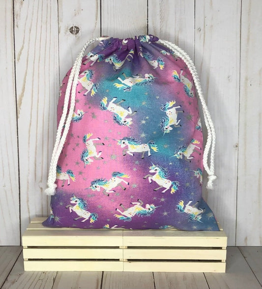 Kids Drawstring Bag - Unicorn