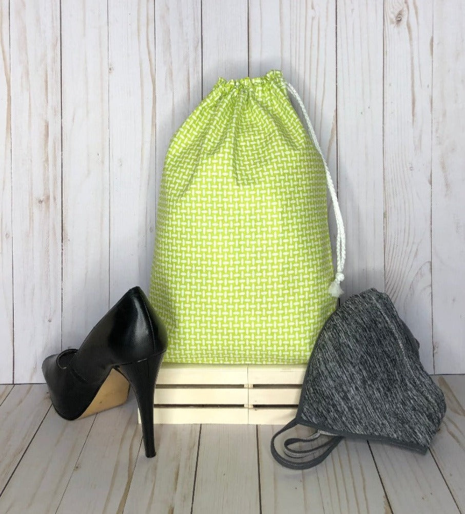 Drawstring Bag - Green with Envy