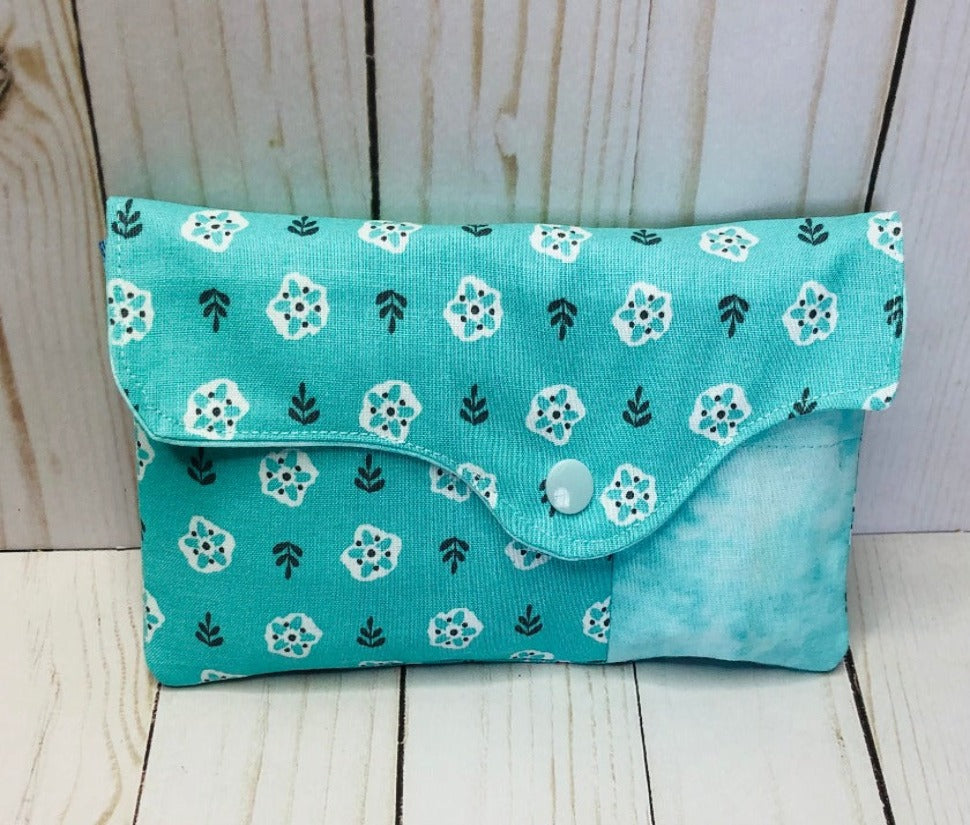 Pad and Tampon Pouch - Blue Lovely