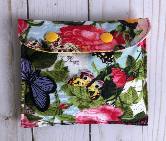 Pad and Tampon Pouch - Butterflies