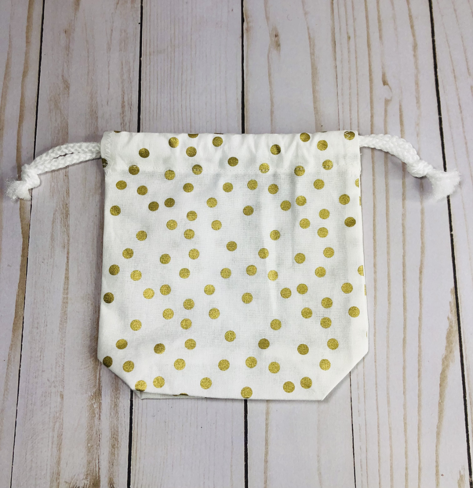 Make up Bag - My Lashes Gold Dots