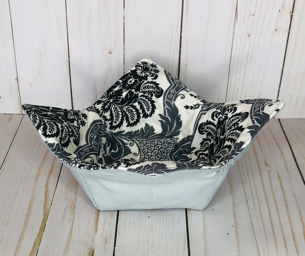 Bowl Cozy - Shades of Black and Gray