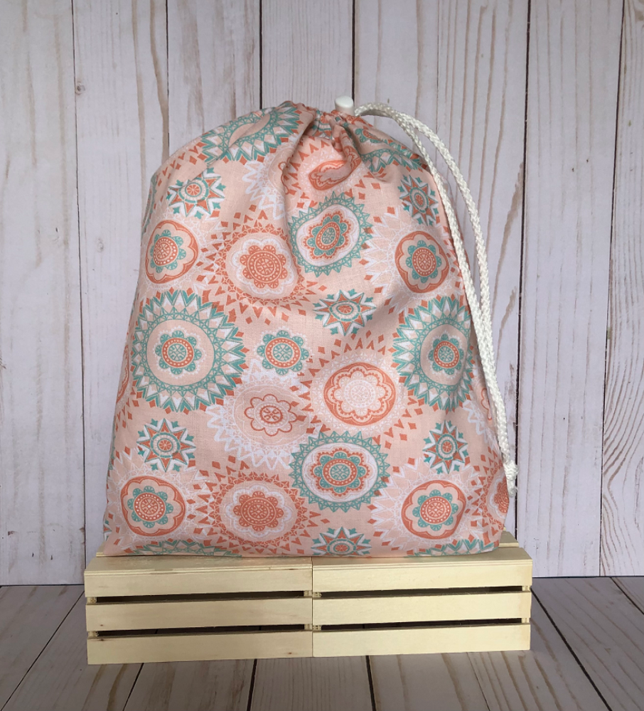 Drawstring Bag - Little Peach