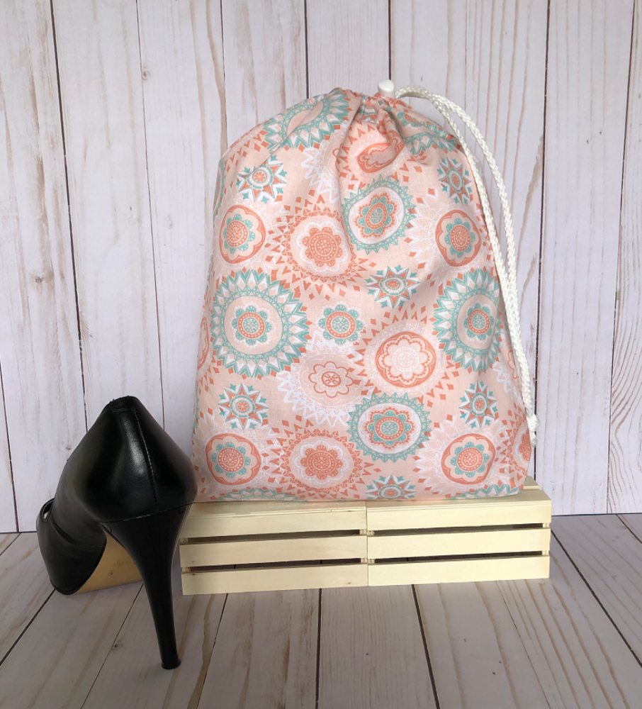 Drawstring Bag - Little Peach