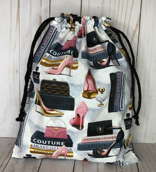 Drawstring Bag - Shoes and Books