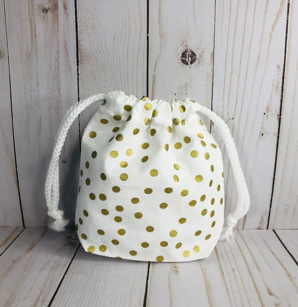 Make up Bag - My Lashes Gold Dots