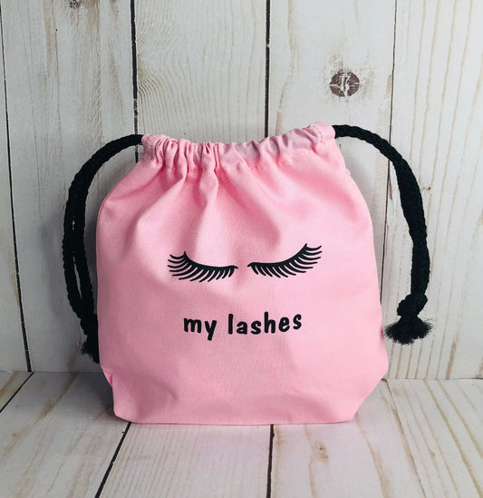 Make up Bag - My Lashes Pinky